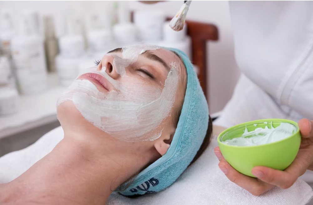 A clay mask treatment